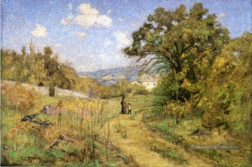  Septembre Tableaux - Septembre Théodore Clément Steele 1892 Impressionniste Indiana paysages Théodore Clément Steele paysage
